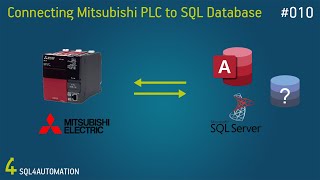 How to connect a Mitsubishi PLC to an SQL Database [upl. by Geirk]