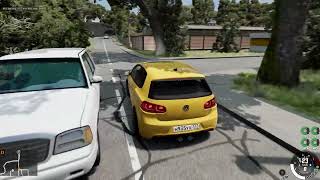 Golf Mk6 BeamNG drive [upl. by Atirys]