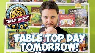 Wil Wheaton Says TableTop Day is Tomorrow [upl. by Esereht]