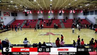 Appling County Pirates Basketball vs Charlton County Indians Basketball [upl. by Nek]