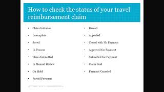 BTSSS How to check the status of your travel reimbursement claim 6 of 6 [upl. by Evelyn815]