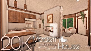 BLOXBURG 20K MODERN ROLEPLAY HOUSE  NOGAMEPASS [upl. by Stace]