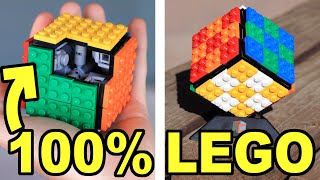 I made a 100 LEGO Rubiks Cube Fully Functional [upl. by Nilak]