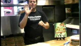 Tossing pizza dough  instructions by Tony Gemignani [upl. by Sammie]