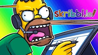 Skribblio Funny Moments  Nogla Wastes 1000 Dollars [upl. by Brose164]