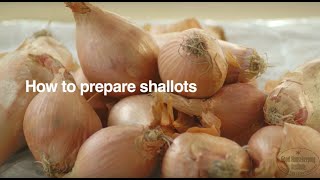 How To Peel And Cut Shallots  Good Housekeeping UK [upl. by Kerman501]