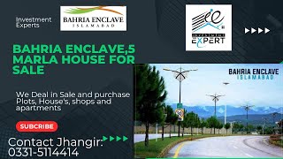 Bahria Enclave Sector H 5 Marla House for sale [upl. by Ecnerat52]