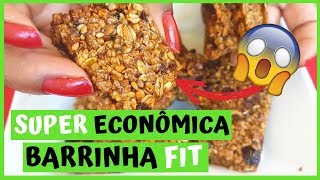 Barrinha Caseira Fit  SUPER Econômica Você Vai ficar VICIADA Nessa Receita [upl. by Adela]