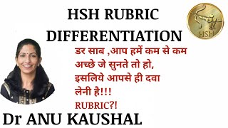 RUBRIC DIFFERENTIATION 37  Dr ANU KAUSHAL hshhomeopathy [upl. by Nivalc]