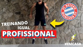 FIZ O TREINO FÃSICO DO BAYERN DE MUNIQUE EM CASA  Futebol  Boleiro de Elite [upl. by Vas]