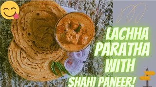 Lachha Paratha  Shahi Paneer  Easy Recipe  Homemade  Tasty  Yummy [upl. by Mayeda]