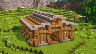 Minecraft  How to Build a Villager Trading Hall Tutorial [upl. by Jaime]