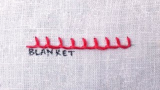 How to do a Blanket Stitch [upl. by Novert226]