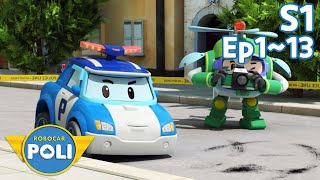 Robocar POLI Season 1 Full Ver  Ep1Ep13  Safety Education  Cartoon for Kids Robocar POLI TV [upl. by Scholz381]