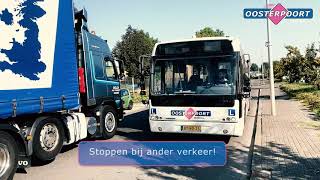 Bocht achteruit bus [upl. by Ahsilem]