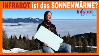 Ist INFRAROT vergleichbar mit Sonne Infrarotheizung der Erde ist die ☀️Sonne☀️ darüber nachgedacht [upl. by Nosduh]