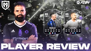 BASTONI E LOBOTKA 89 SHOWDOWN  FC24 PLAYER REVIEW [upl. by Ijok]