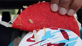 Taco Bells NEW Volcano Menu Review [upl. by Auqinihs]