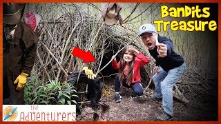 Bandits Treasure 24 HOUR CAMP STAKEOUT Found HiDDEN Tunnel  That YouTub3 Family I The Adventurers [upl. by Umont778]