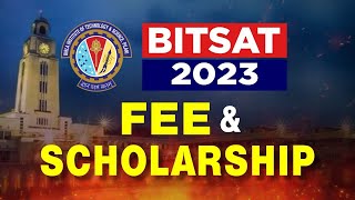 🤯 Is BITs Pilani affordable BITSAT 2023  Complete Fee details amp scholarship [upl. by Ylerebmik]