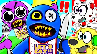 ROBLOX HUNGRY RAINBOW FRIENDS [upl. by Gomer]