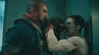 Army of the Dead  Dave Bautista vs Zombies Fight Scene [upl. by Lleroj]