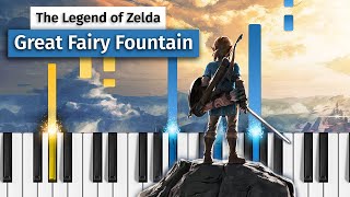 The Legend of Zelda  quotGreat Fairy Fountainquot  Piano Tutorial [upl. by Kile]