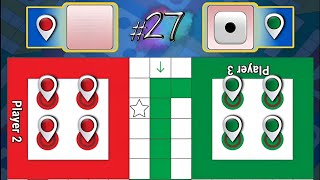 How to win Ludo king game in 4 players Ludo Gameplay part 27 gameplay [upl. by Annirok858]