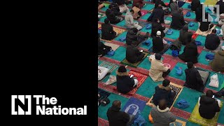 UK mosque welcomes Ramadan worshippers [upl. by Bashemeth]