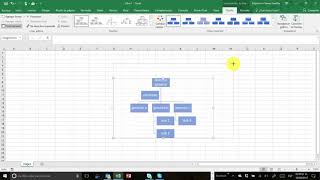 Crear un organigrama en Excel 2016 [upl. by Gnouc]