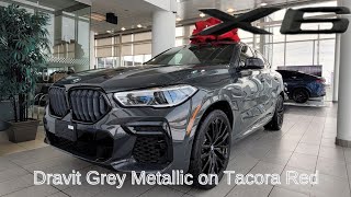 NEW ARRIVAL 2022 BMW X6 xDrive40i Dravit Grey Metallic on Tacora Red [upl. by Izabel968]