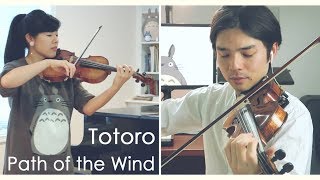 My Neighbor Totoro  Path of the Wind  Violin Cover  Joe Hisaishi [upl. by Aeikan]