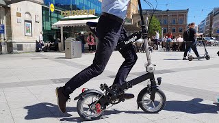 Kwiggle The Most Compact Folding Bike In The World [upl. by Ellerey]