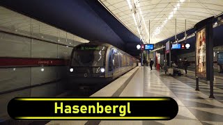 UBahn Station Hasenbergl  Munich 🇩🇪  Walkthrough 🚶 [upl. by Pippy]