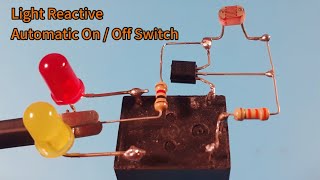 Light sensor Automatic OnOff Switch 😱😱  BC 547 Transistor MMtechno88 DIY circuits for Beginners [upl. by Elfstan724]