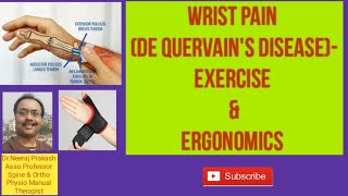 DeQuervains diseasewrist painTenosynovitisMothers ThumbPhysio Manual Reahabilitationhindi [upl. by Evelyn994]