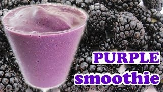 BLACKBERRY FRUIT SMOOTHIE RECIPE  Purple Smoothie Recipe  HEALTHY SMOOTHIE Recipes  HomeyCircle [upl. by Goldberg]