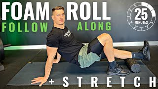 10 minute Full Body Foam Roller Routine I FOLLOW ALONG [upl. by Ahsam961]