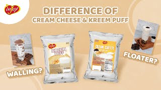 Difference of inJoy Cream Cheese and Kreem Puff floater  inJoy Philippines [upl. by Jeffy]