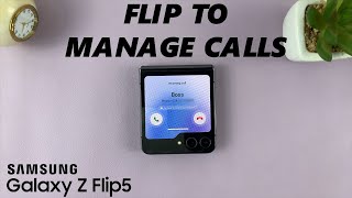 Galaxy Z Flip tips and tricks when closed  Samsung US [upl. by Standish]