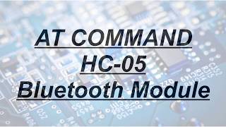 AT Command on HC05 Bluetooth Module [upl. by Lyrrad398]