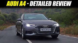 Audi A4  Value for Money Luxury Sedan  Detailed Drive Review [upl. by Marra]