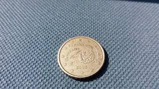 10 euro cent coinESPAÑASPAINYear 2003Cervantes [upl. by Ecidnak]