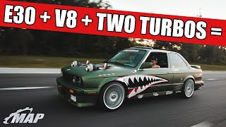 Twin Turbo LS1 BMW E30  Dream It Do It [upl. by Damick875]