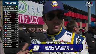 CHASE ELLIOTT INTERVIEW  2022 WISE POWER 400 QUALIFYING NASCAR CUP SERIES AT AUTO CLUB [upl. by Ruffina]