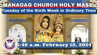 CATHOLIC MASS OUR LADY OF MANAOAG CHURCH LIVE MASS TODAY Feb 13 2024 540am Holy Rosary [upl. by Syd762]