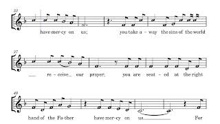 Glory to God Lyrics  Melody Lead Sheet  Ed Bolduc  Mass of St Ann [upl. by Neom]