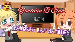 •Yarichin B Club React to Yandare Rap Battles😝•1•GCRVTrash thumbnail i know😩Annes Gachalife [upl. by Llerrej221]