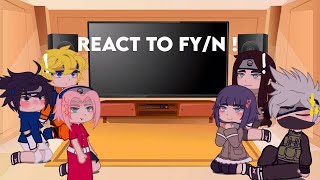 Naruto react to fyn  ships  Sasuke x fyn❕made by  Crystalthekitty 12 [upl. by Aitnom]