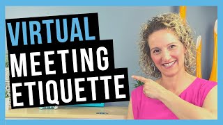 Virtual Meeting Etiquette DOS amp DONTS [upl. by Reinnej]